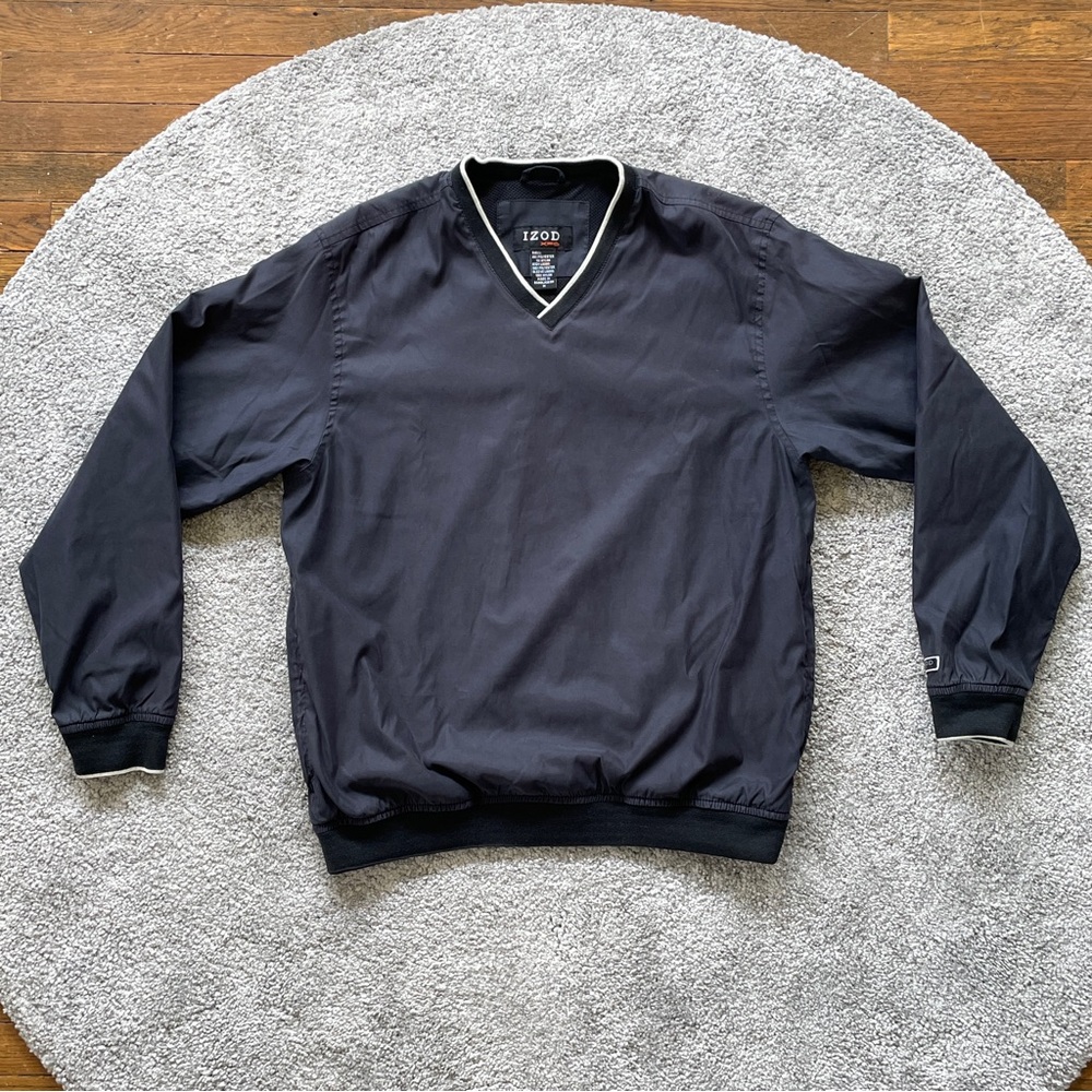 Izod Men's Dark V-Neck Sweater